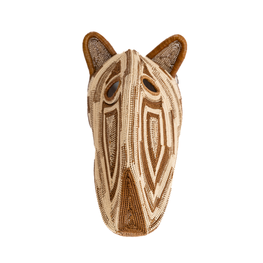 Animal Mask Small Beige/Brown