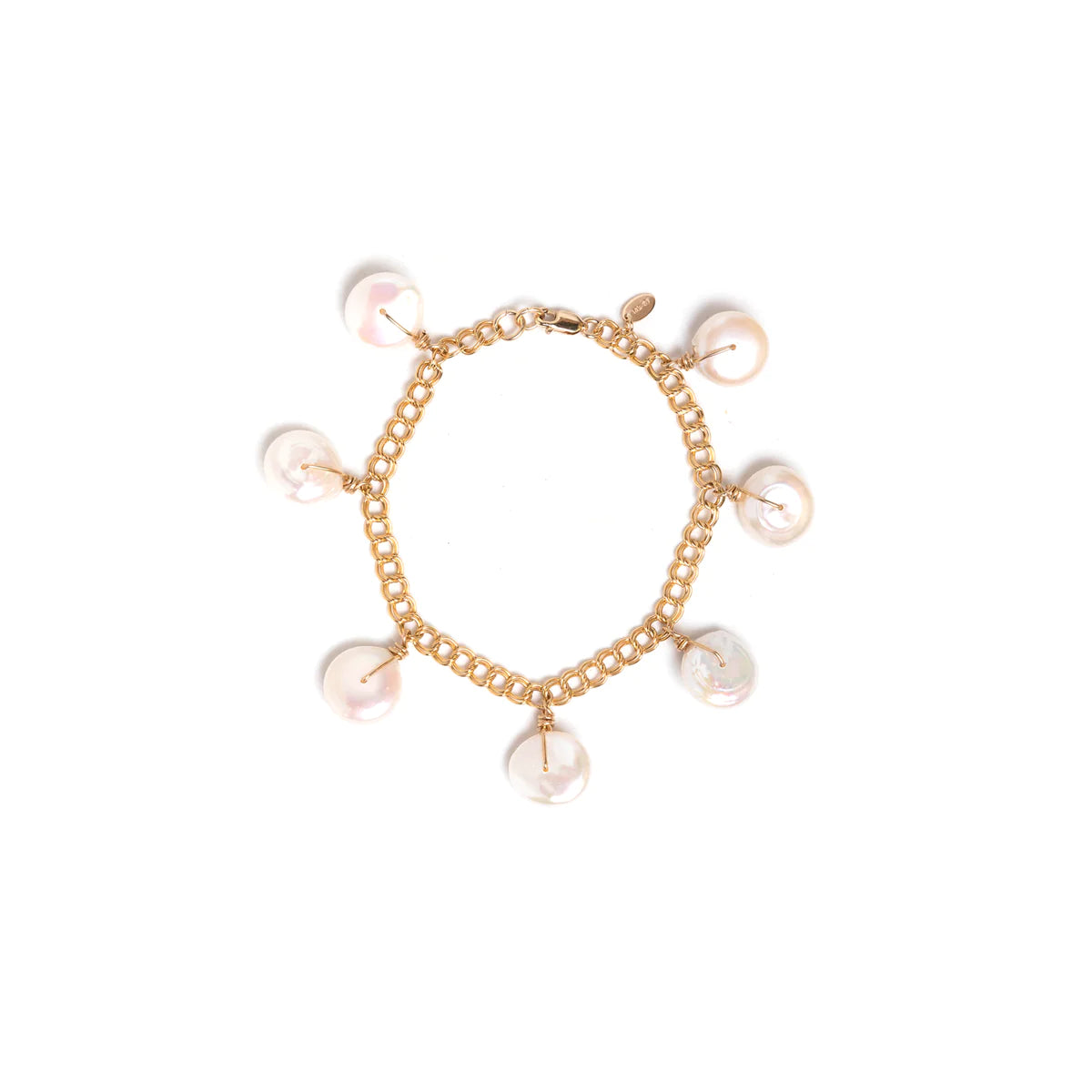 Kleidia Seven Gems Bracelet Pearl