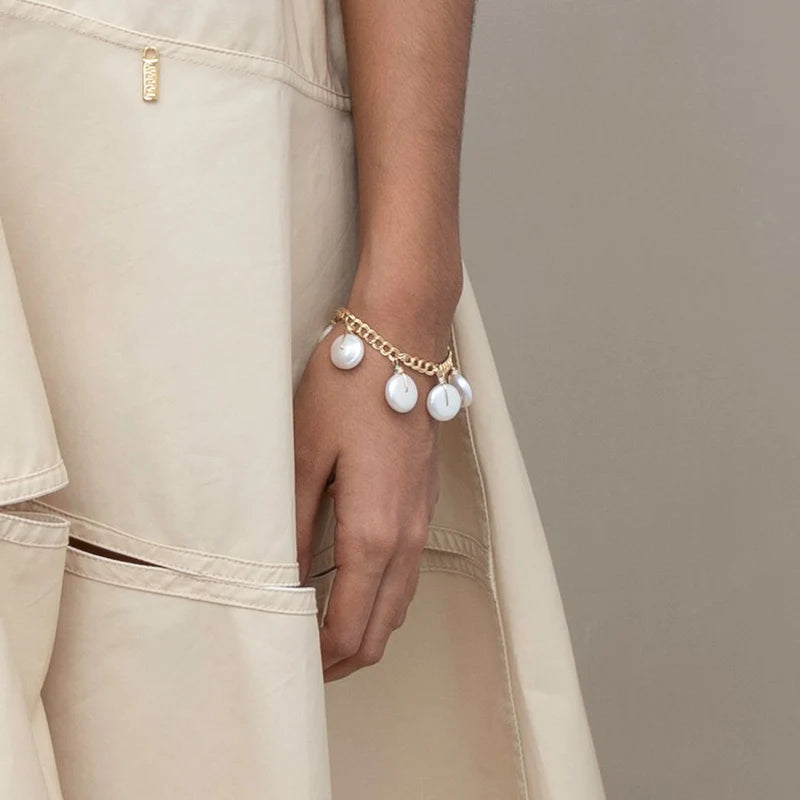 Kleidia Seven Gems Bracelet Pearl