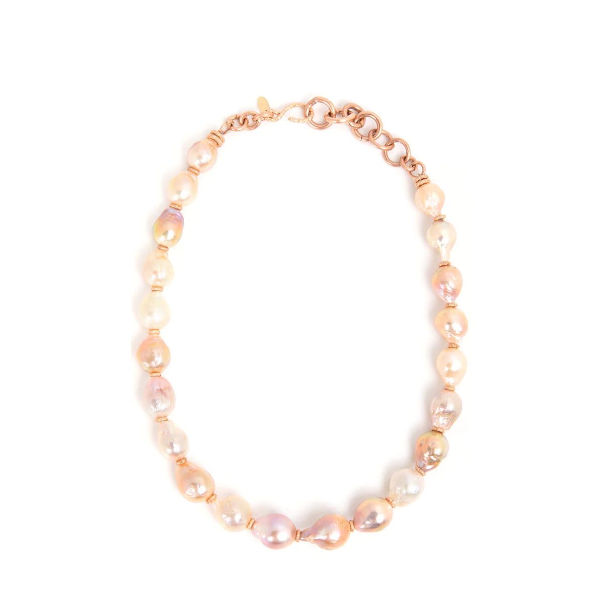 Barroca Necklace #1 (45cm) - Salmon Pearl