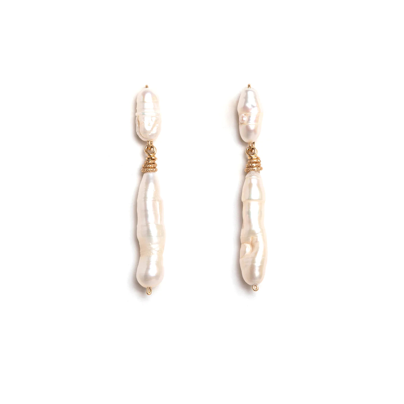Akoya Dangle Earrings (45mm) -Pearl