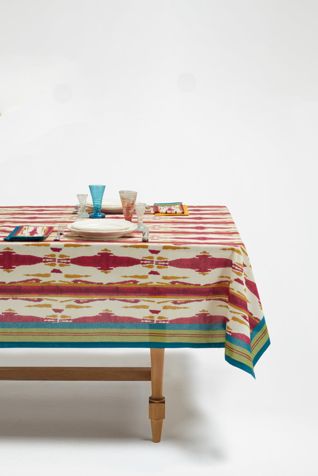 Tablecloth 180X350 Flame Aubergine Gold