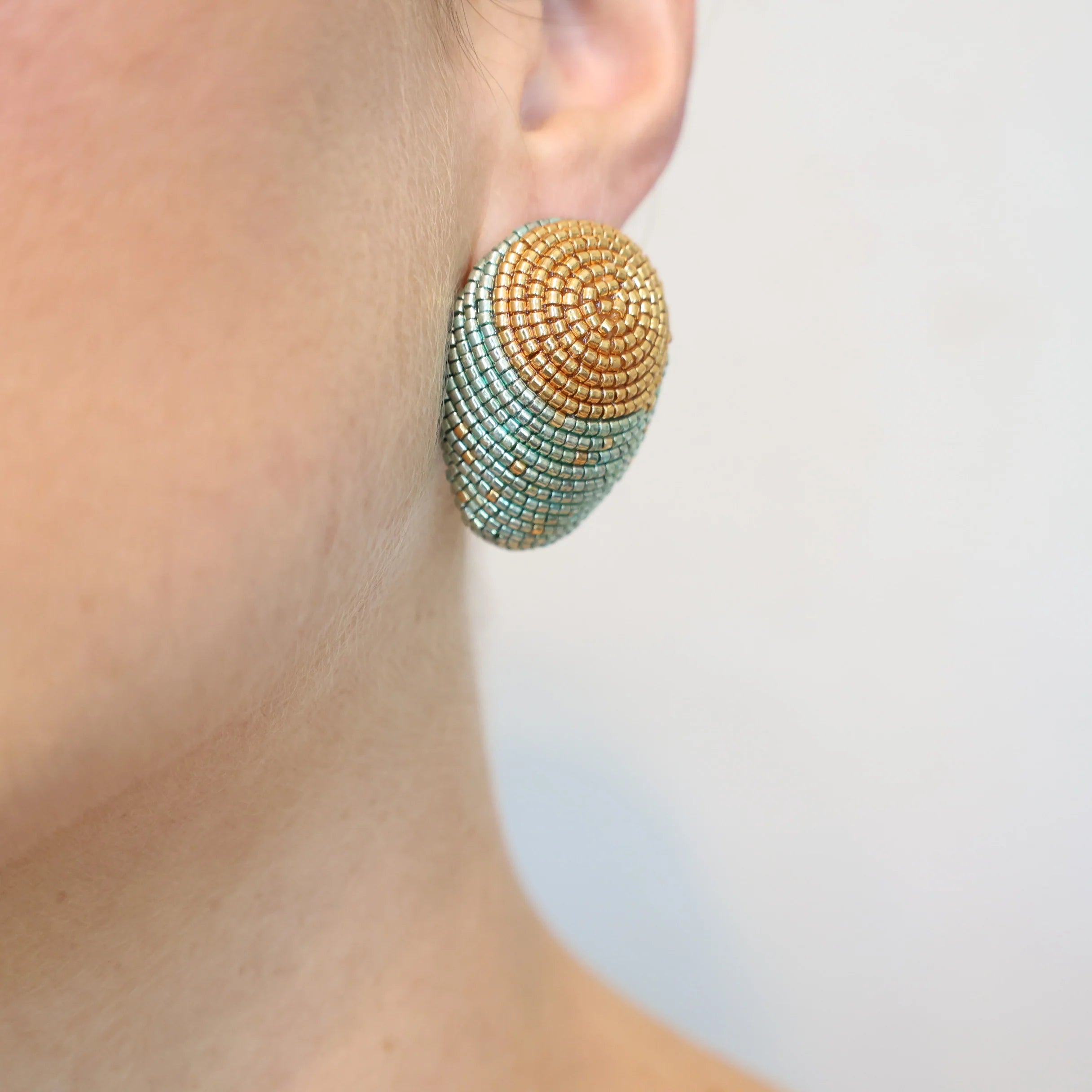 Iris Green Mini Maurita Earrings