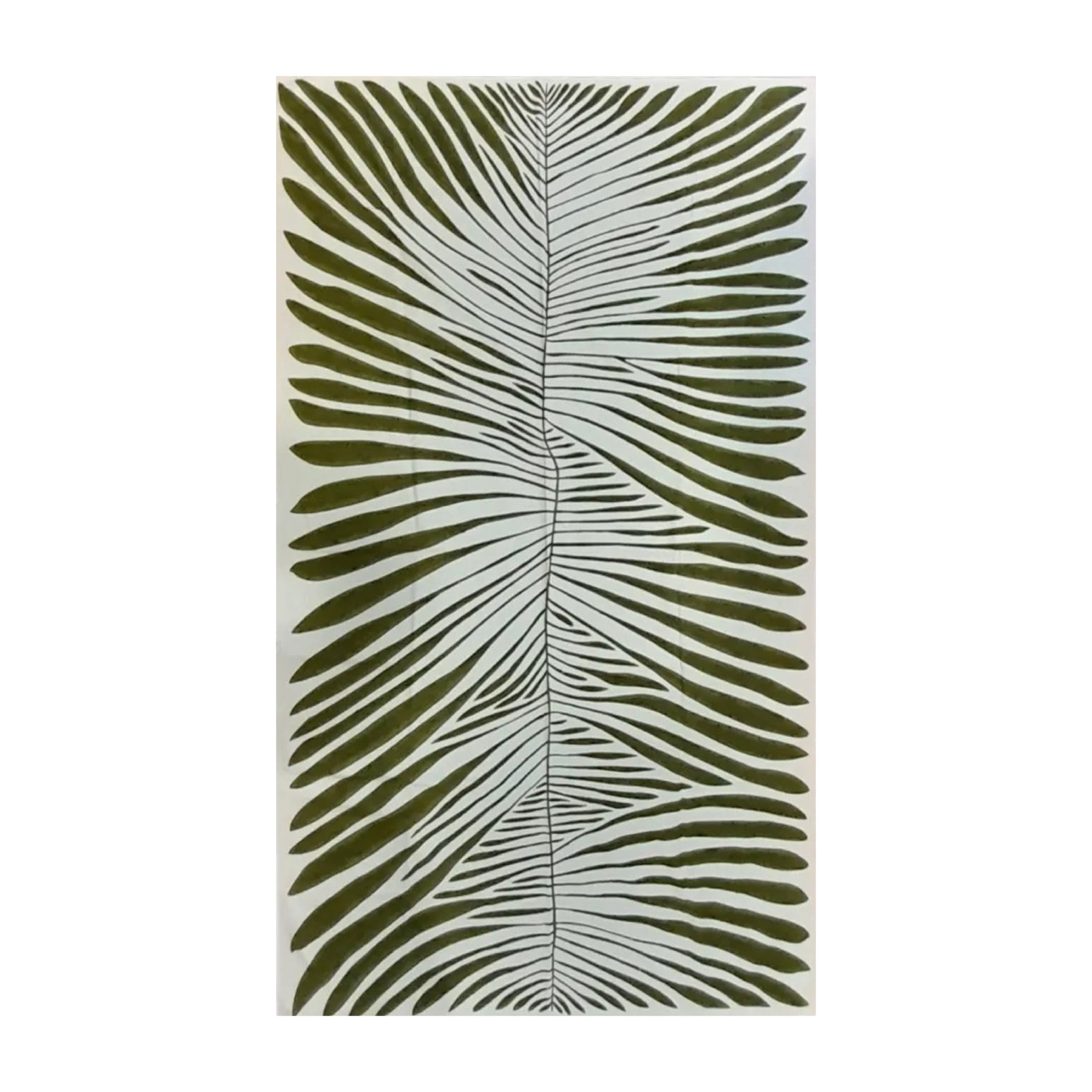 Tablecloth Palm Tree Dark Green