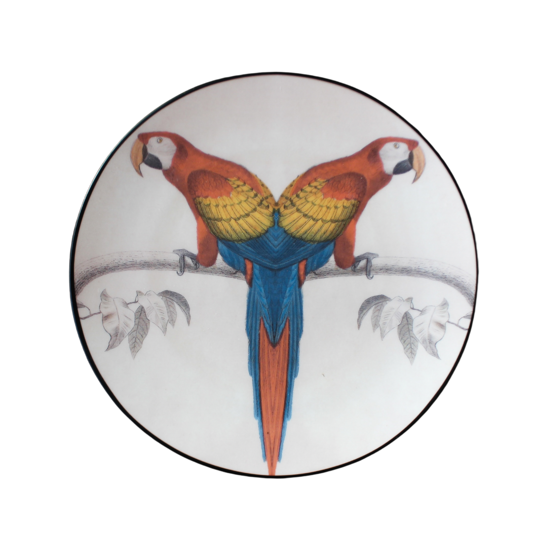 Red Parrot Plate
