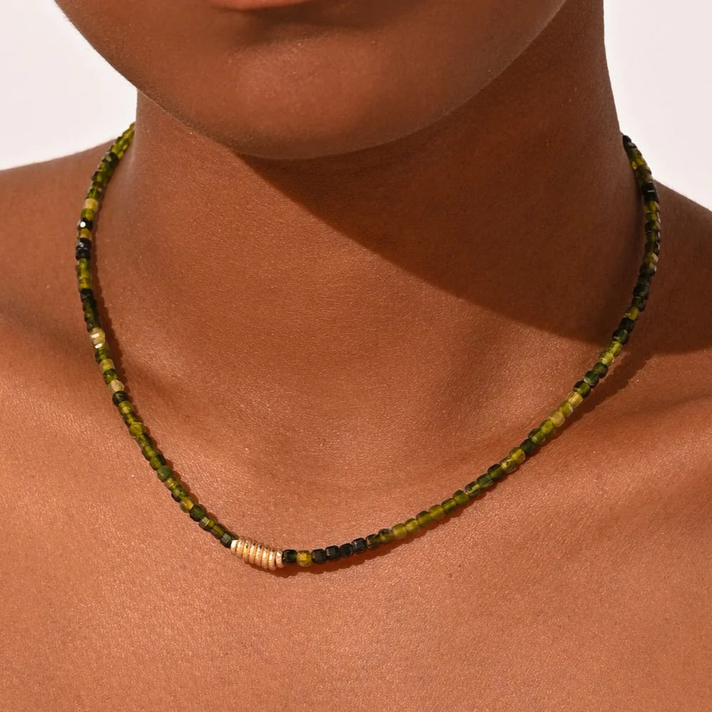 Diana #01 Necklace (Tourmaline Verde)